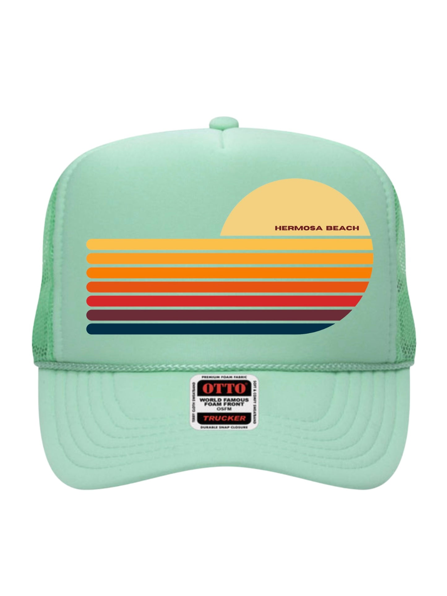 THE LUKA HERMOSA SUNSET TRUCKER HAT