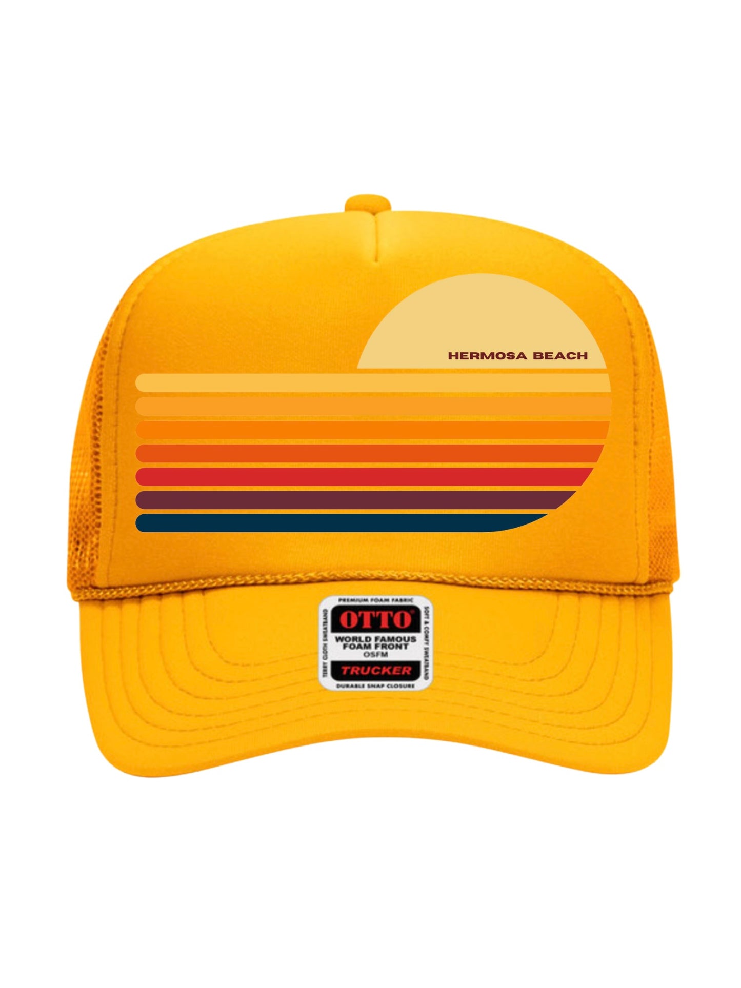 THE LUKA HERMOSA SUNSET TRUCKER HAT
