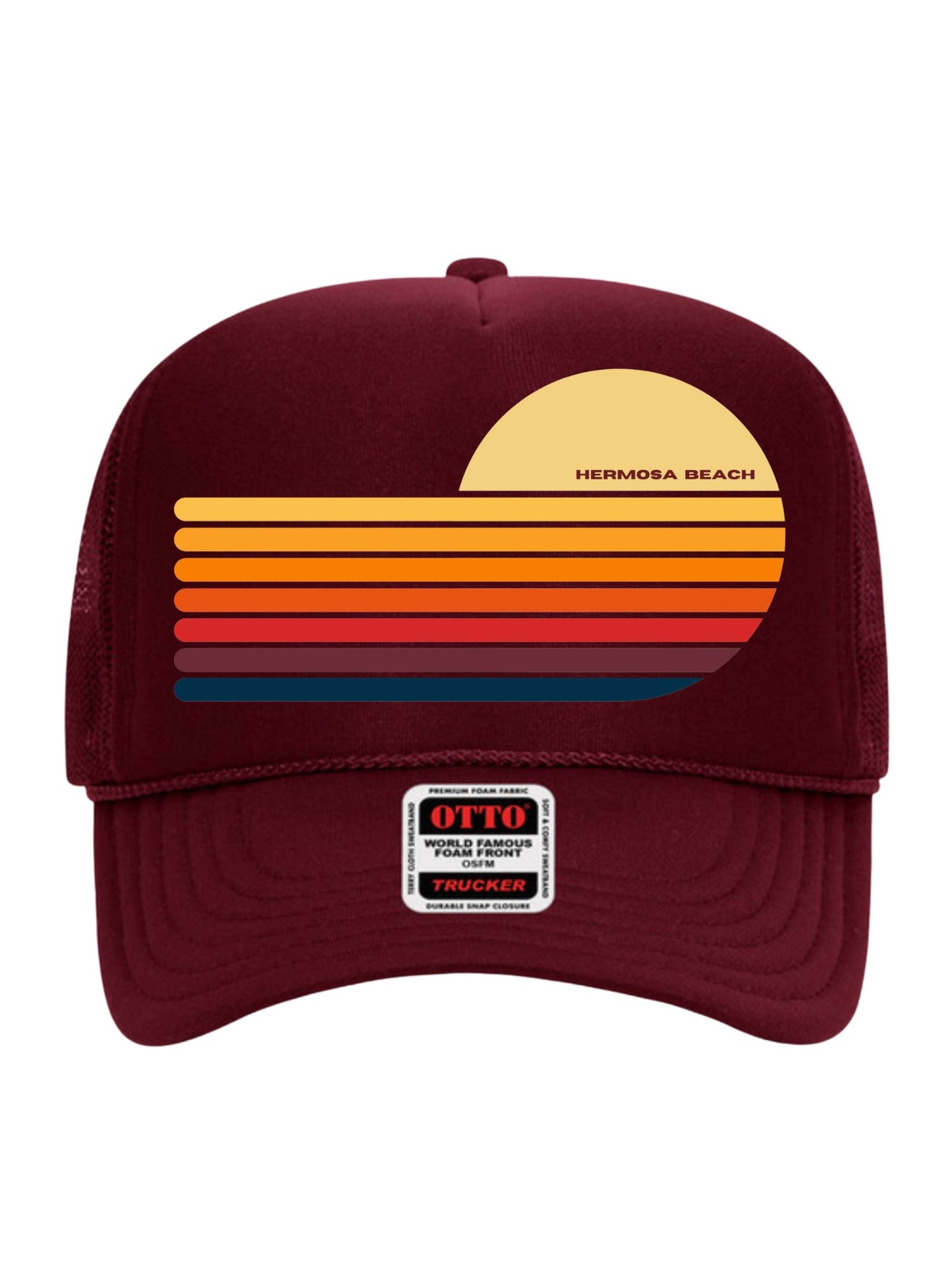THE LUKA HERMOSA SUNSET TRUCKER HAT