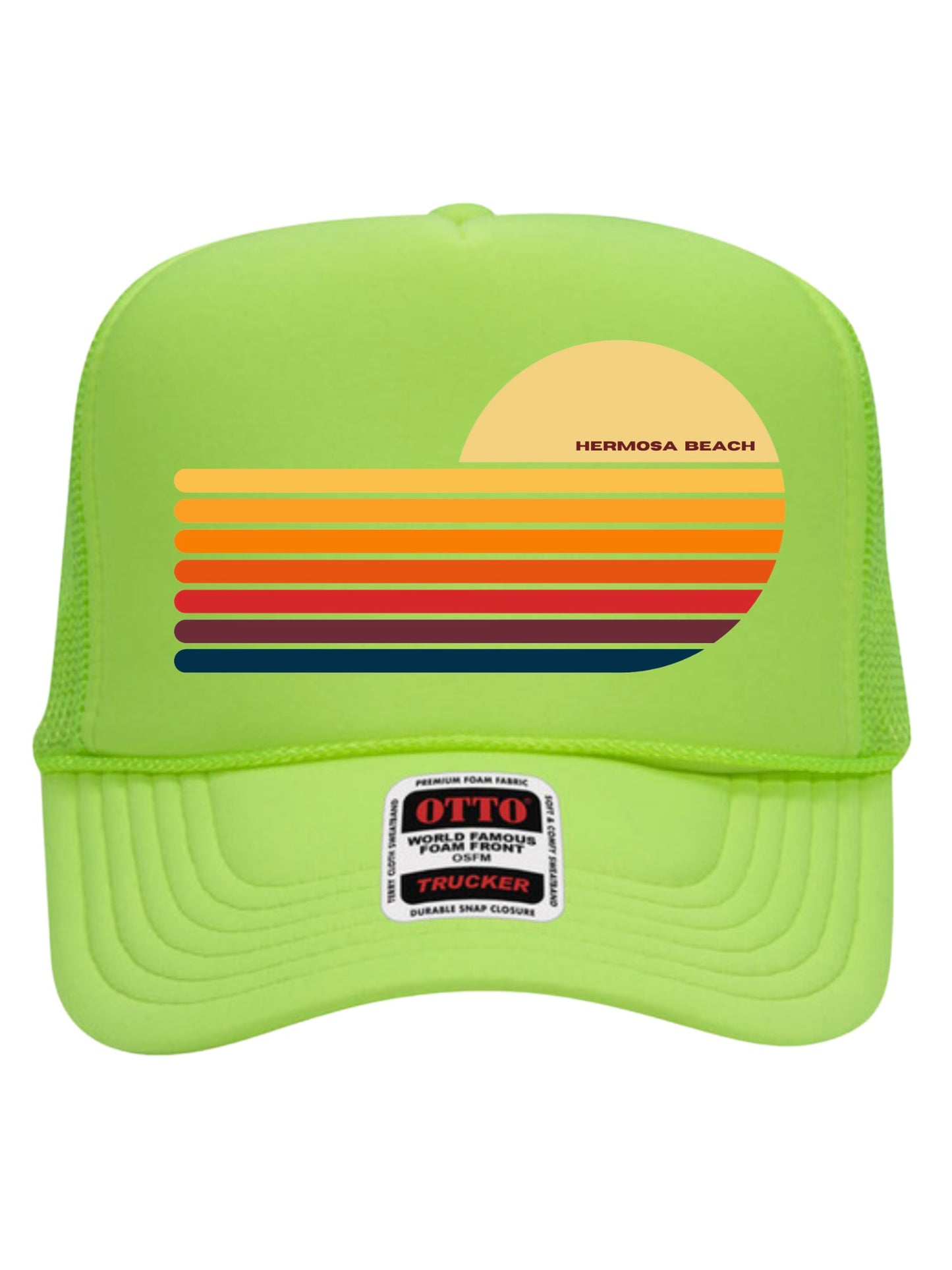 THE LUKA HERMOSA SUNSET TRUCKER HAT
