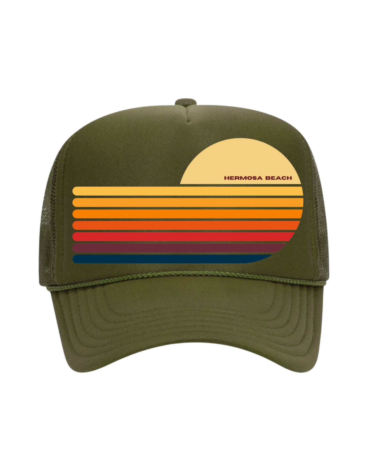 THE LUKA HERMOSA SUNSET TRUCKER HAT